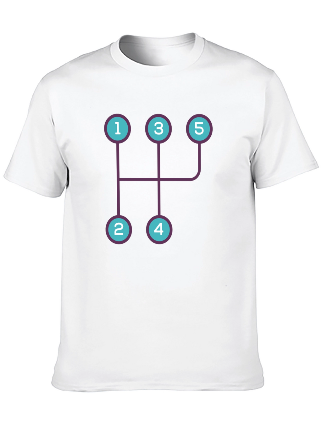 Manual Transmission Shift Pattern Graphic Tee