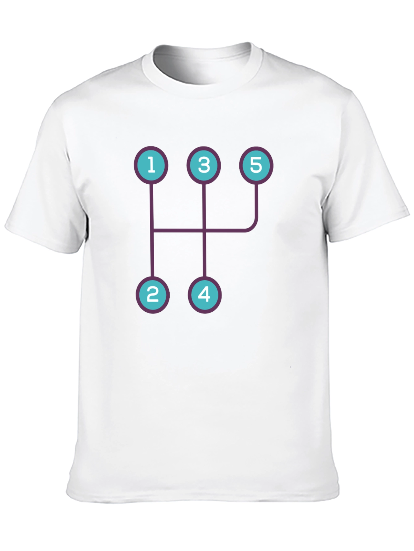 Manual Transmission Shift Pattern Graphic Tee