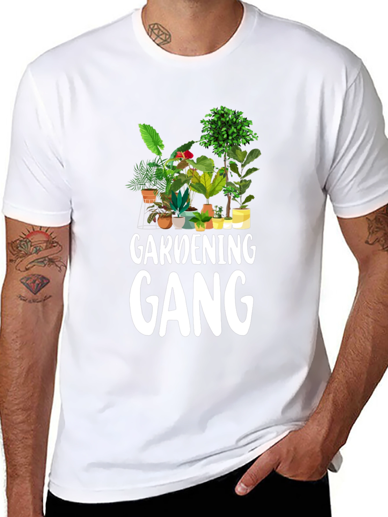 Gardening Gang Graphic Tee -  Horticulture Humor Shirt
