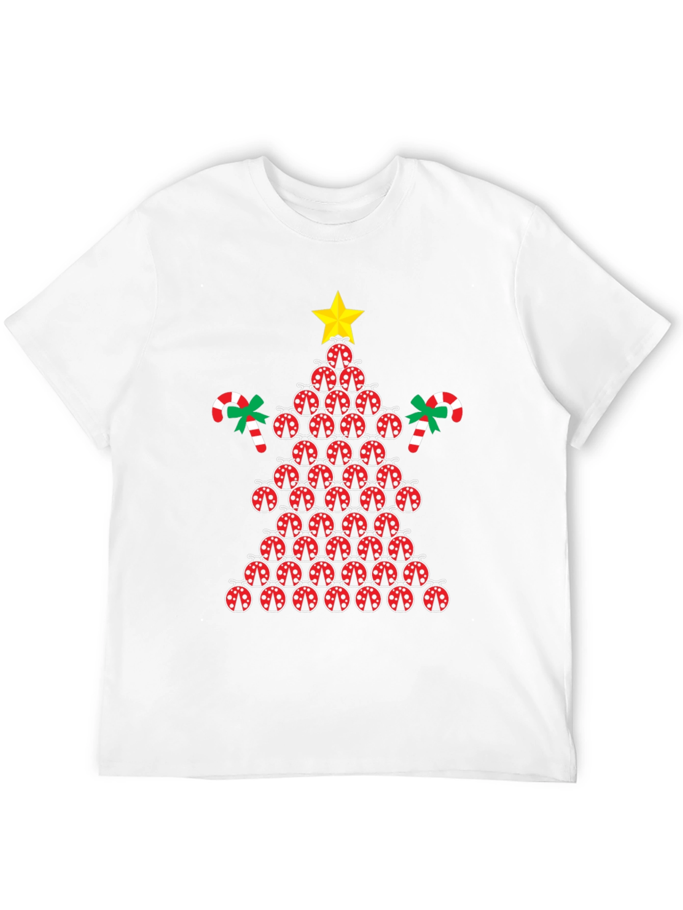 Ladybug Christmas Tree Graphic Tee