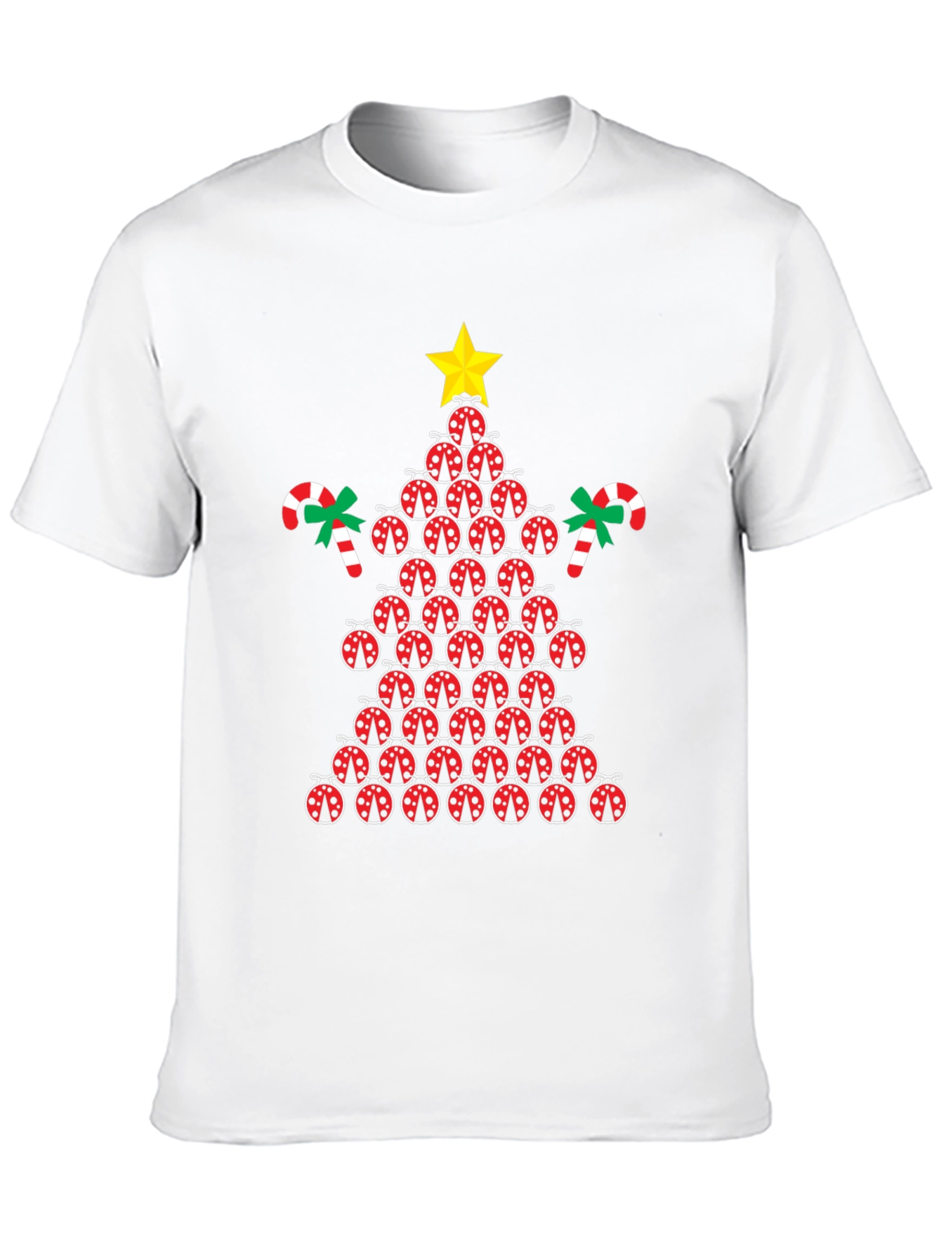 Ladybug Christmas Tree Graphic Tee