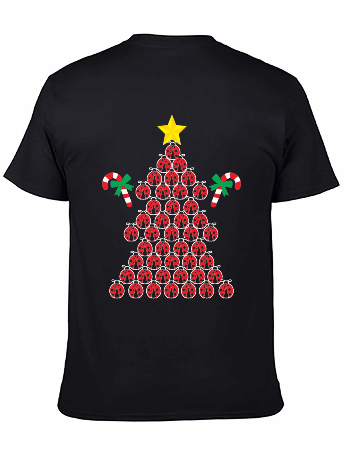 Ladybug Christmas Tree Graphic Tee