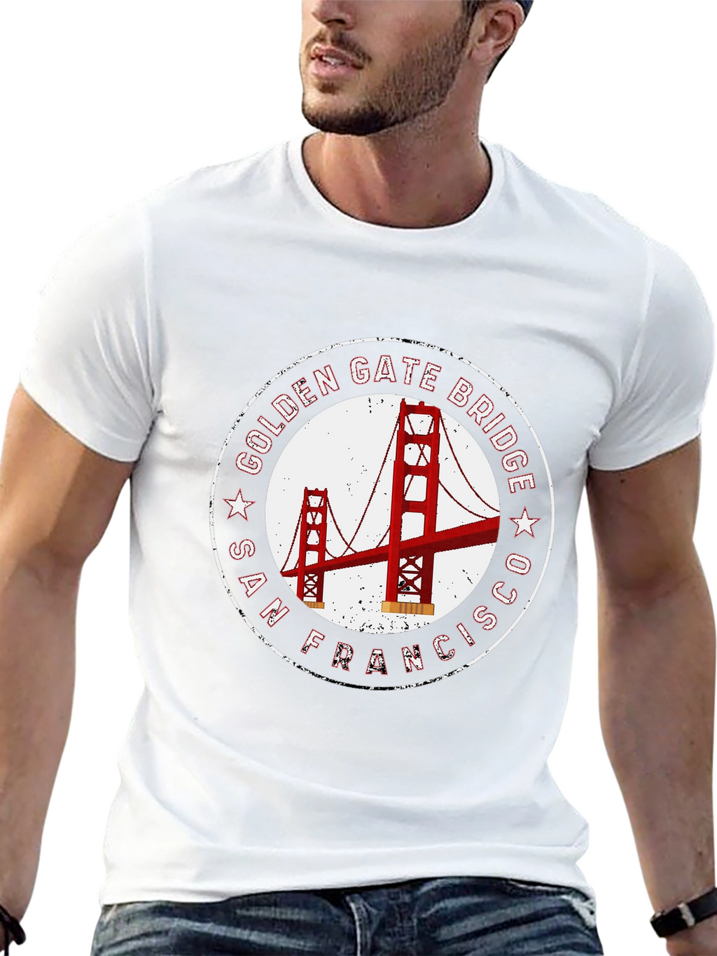 Golden Gate Bridge Graphic Tee - San Francisco T-Shirt