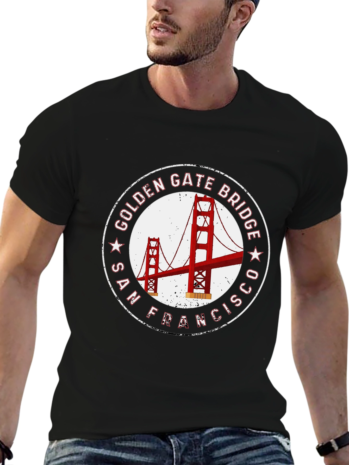 Golden Gate Bridge Graphic Tee - San Francisco T-Shirt