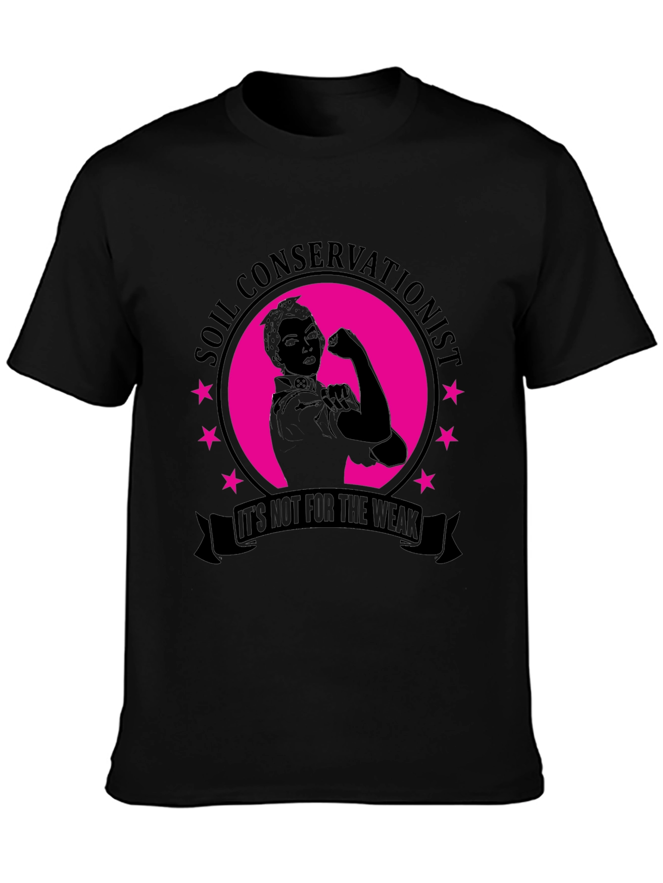 Soil Conservationist Strong Woman T-Shirt
