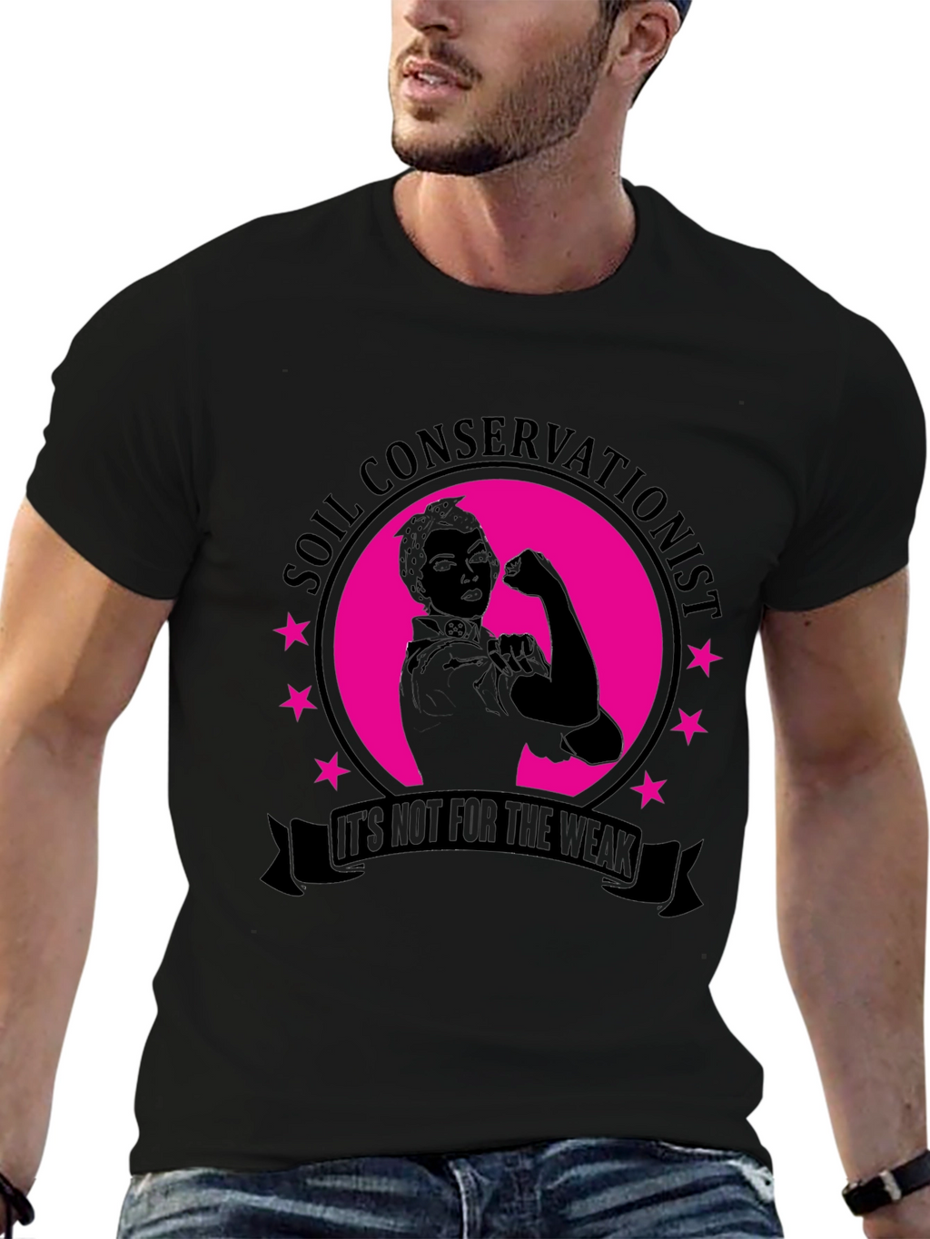 Soil Conservationist Strong Woman T-Shirt