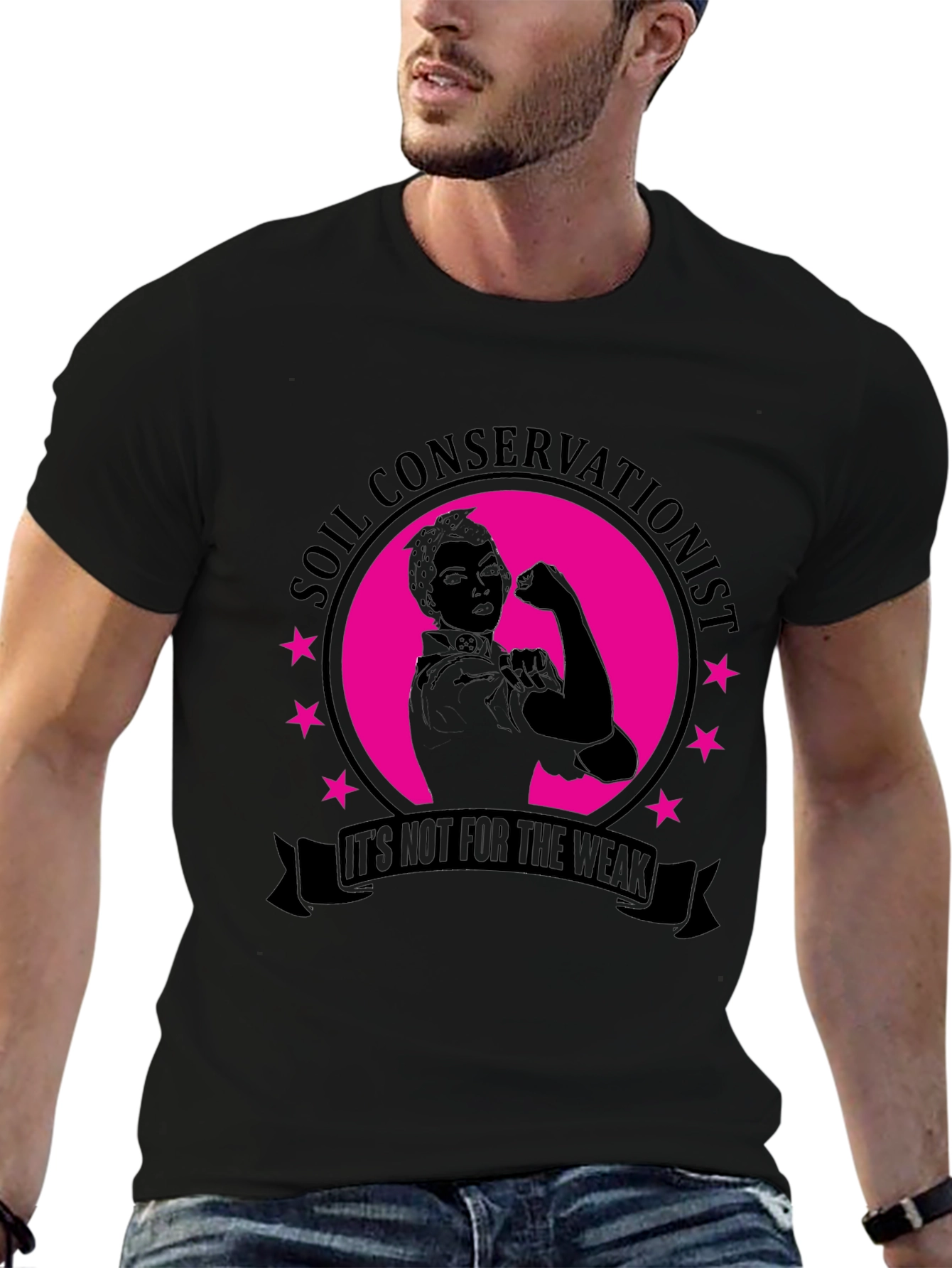 Soil Conservationist Strong Woman T-Shirt