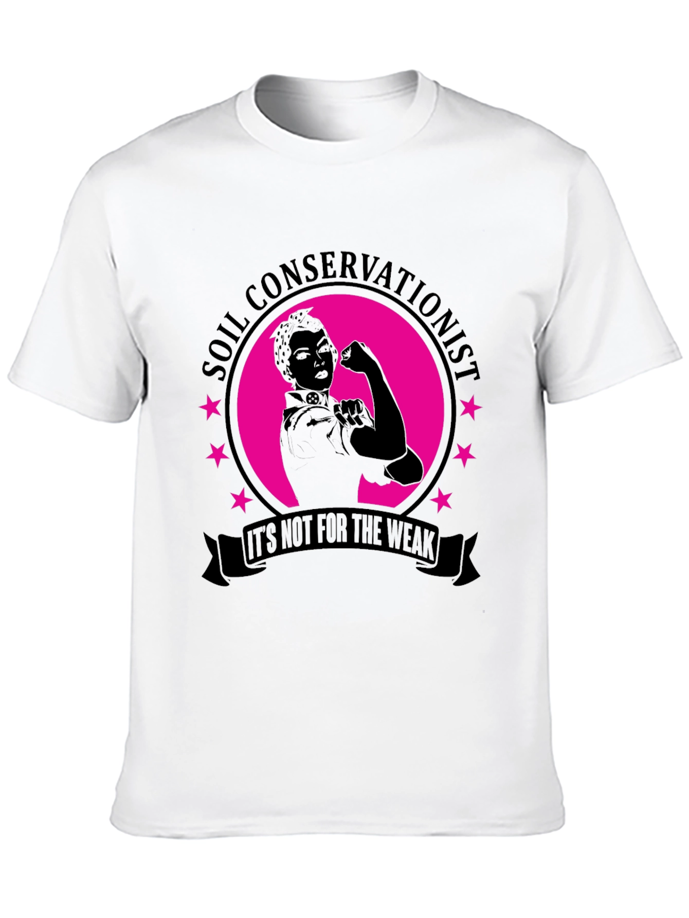 Soil Conservationist Strong Woman T-Shirt