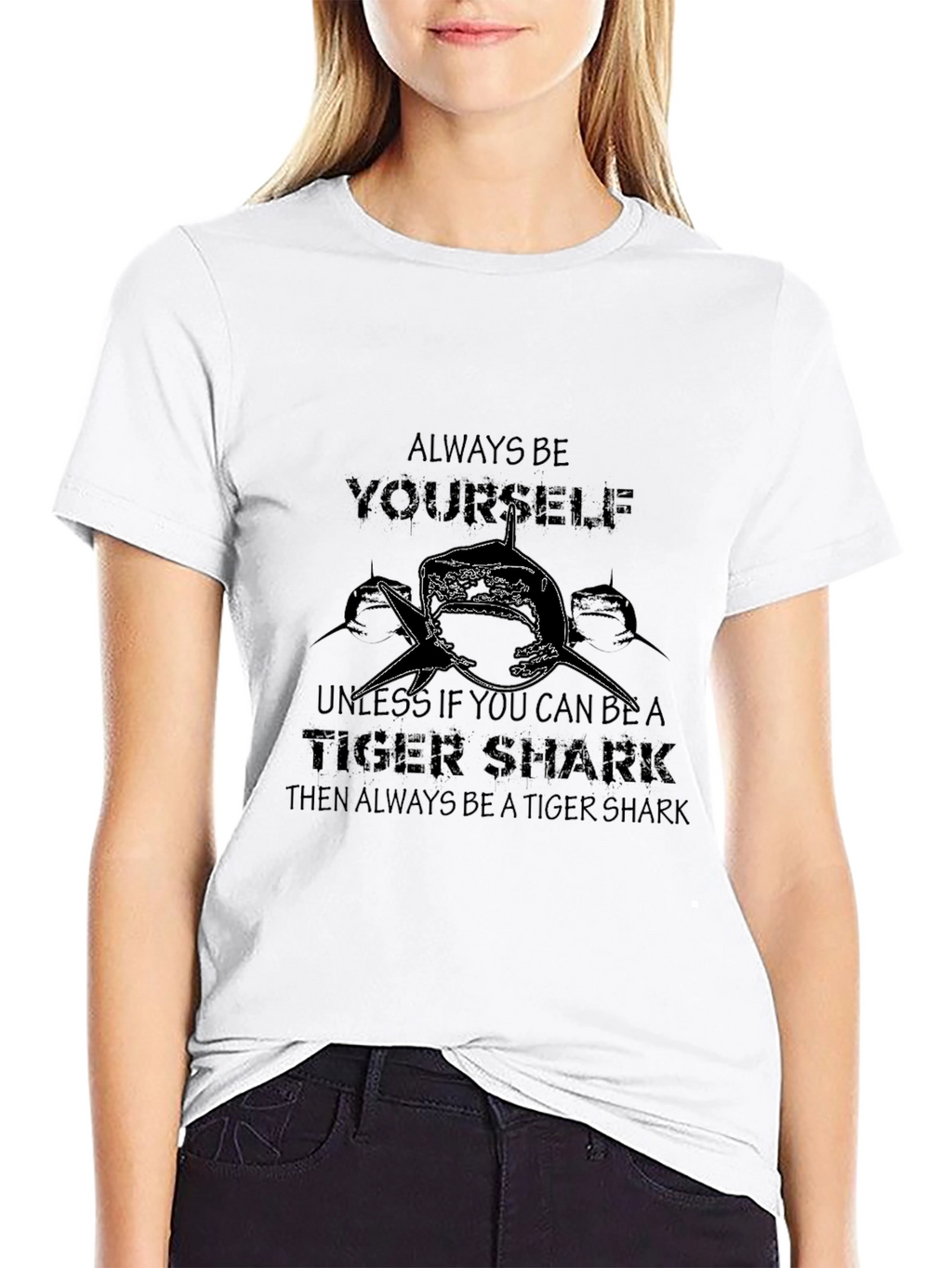 Tiger Shark Graphic Tee - Always Be Yourself