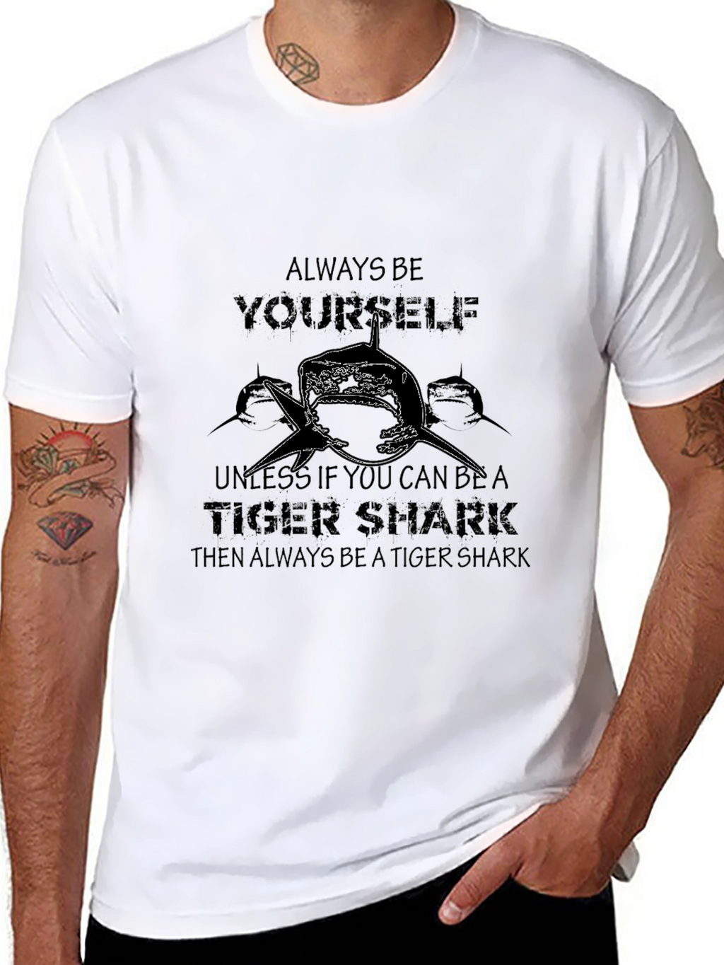 Tiger Shark Graphic Tee - Always Be Yourself
