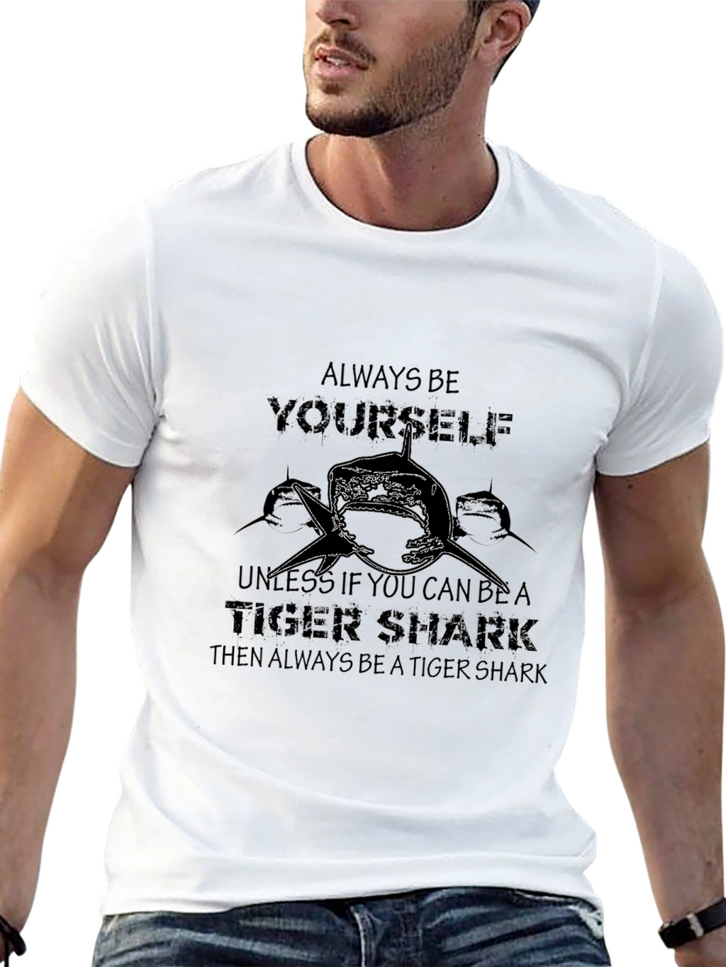 Tiger Shark Graphic Tee - Always Be Yourself