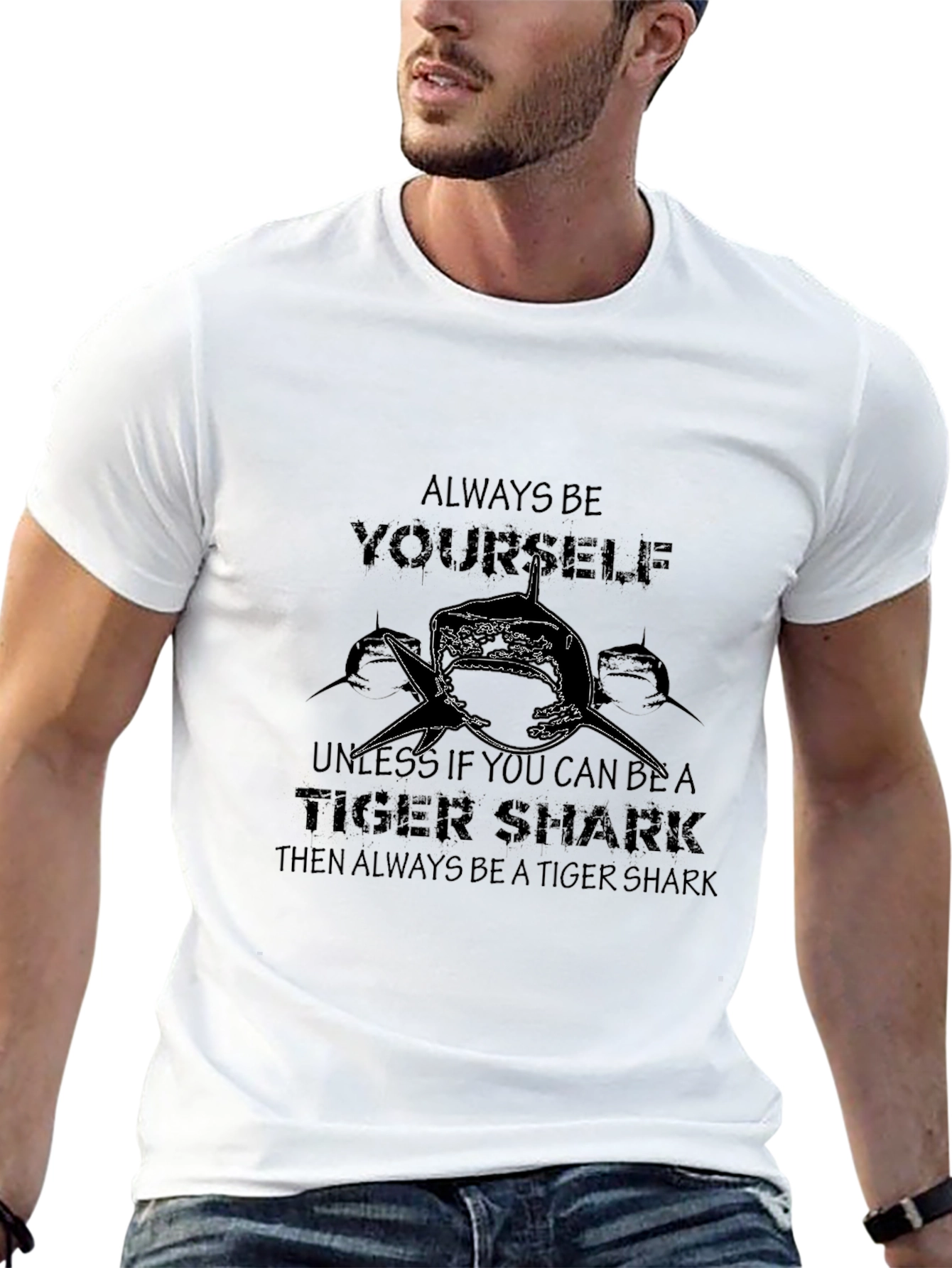 Tiger Shark Graphic Tee - Always Be Yourself