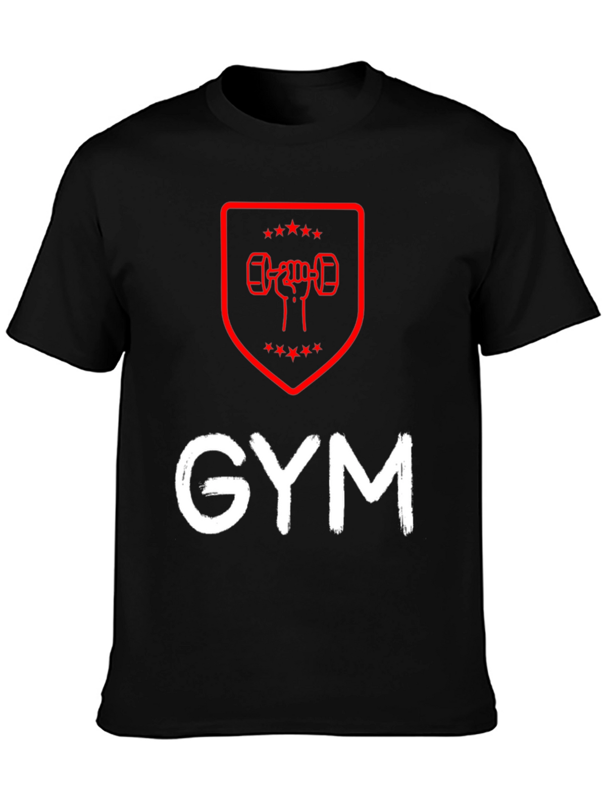 Gym Workout Black T-Shirt - Fitness Motivation