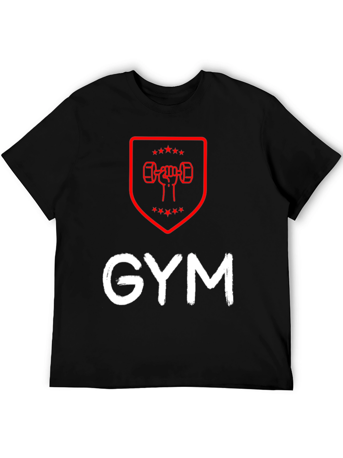 Gym Workout Black T-Shirt - Fitness Motivation