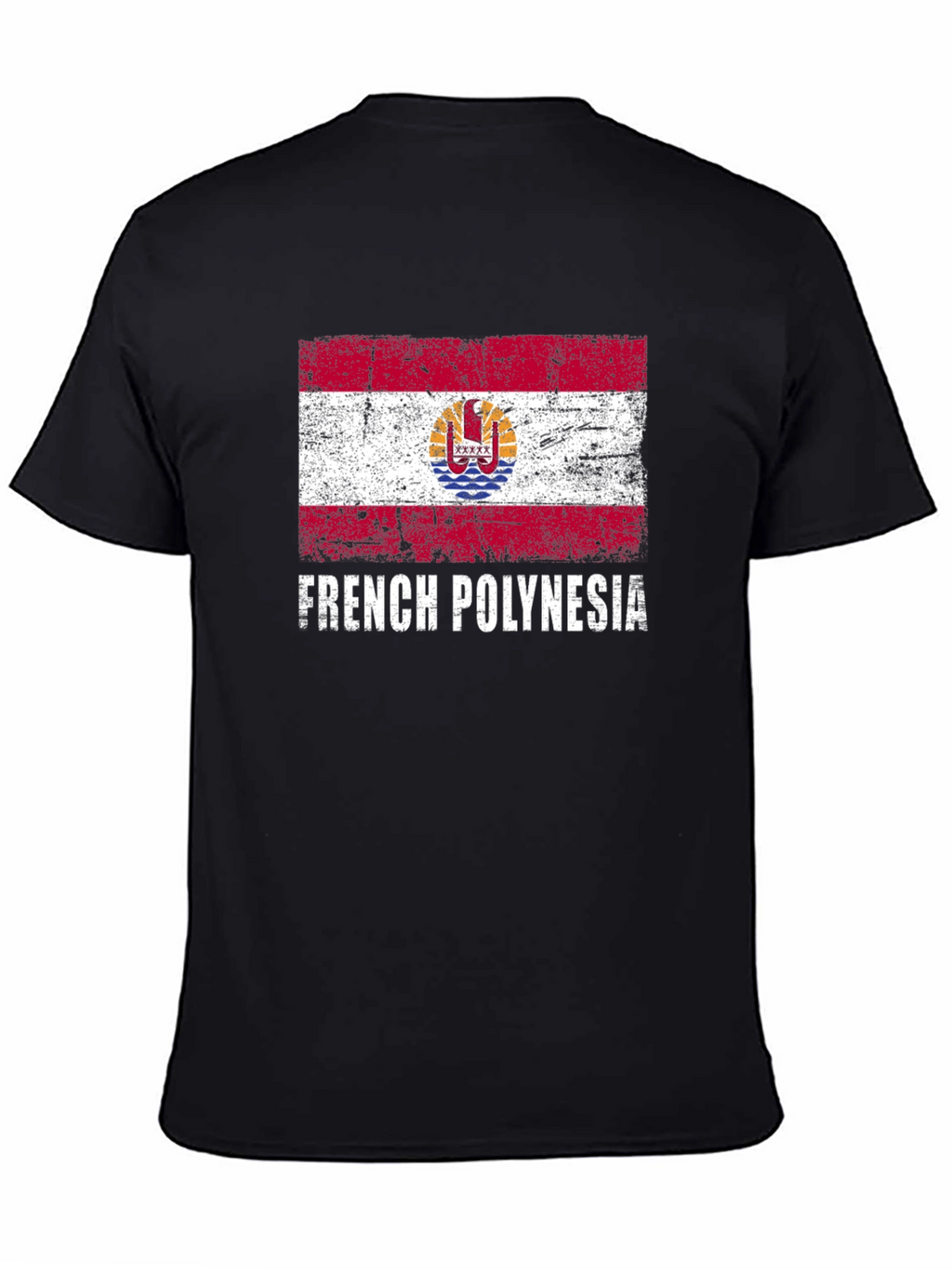 French Polynesia Flag Graphic Tee