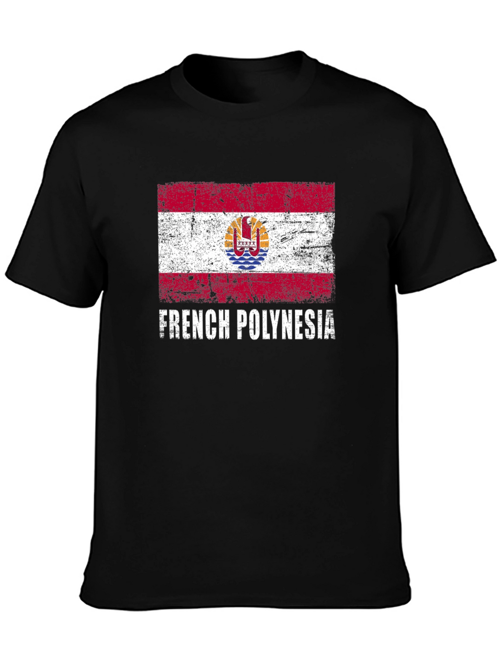 French Polynesia Flag Graphic Tee