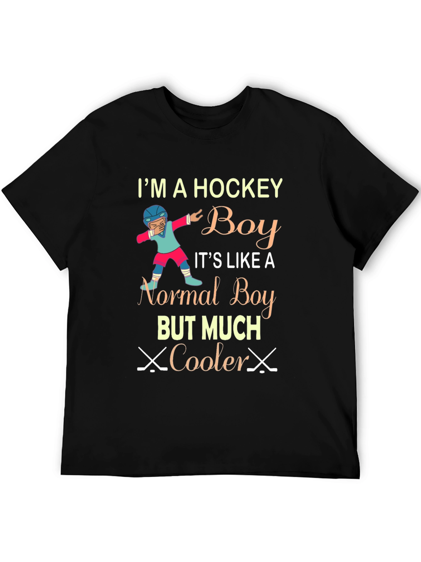 Hockey Boy T-Shirt - Cool Sports Tee for Hockey Lovers