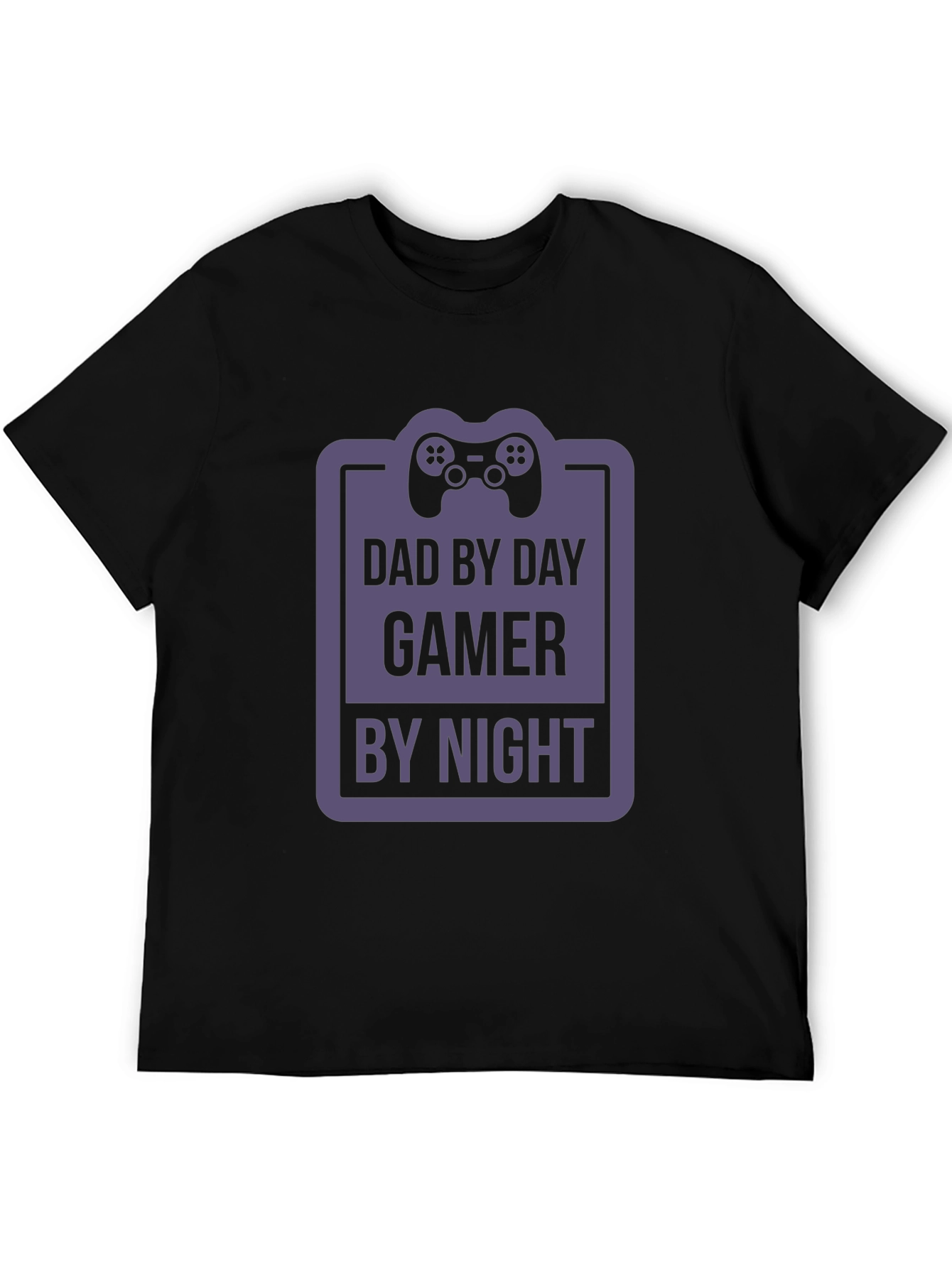 Dad By Day Gamer By Night Graphic T-Shirt