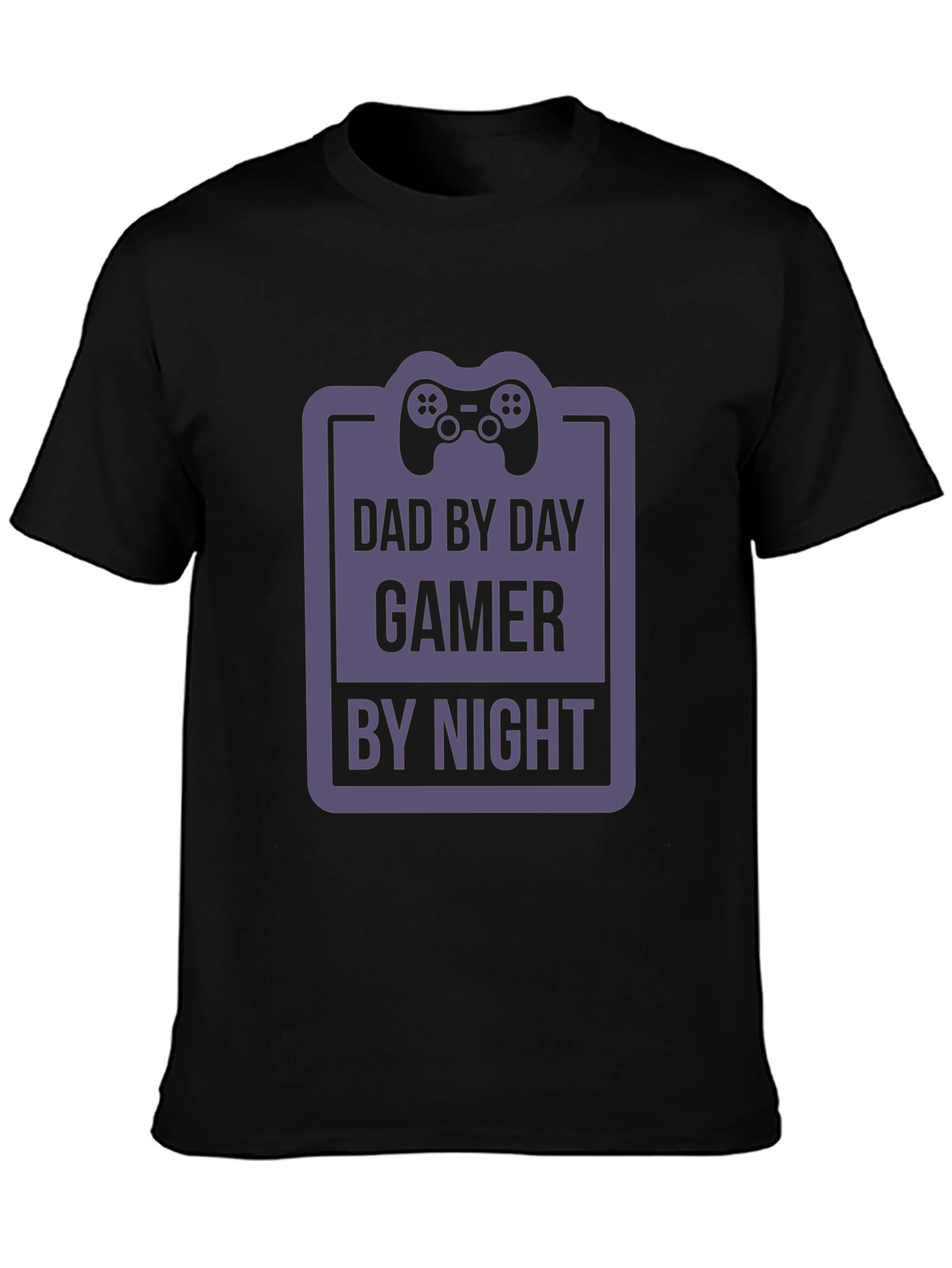 Dad By Day Gamer By Night Graphic T-Shirt