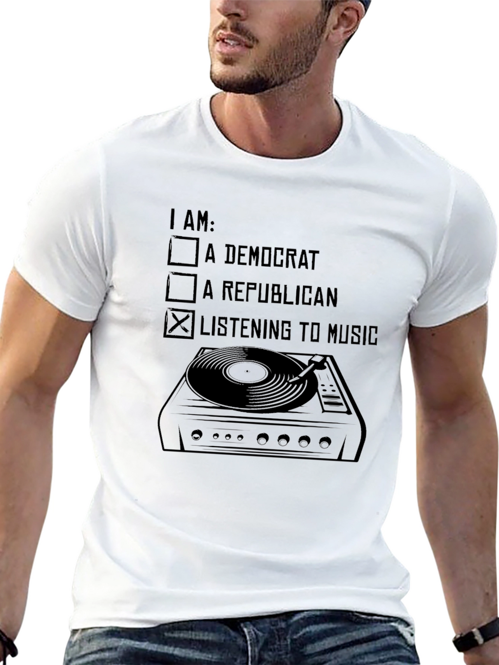 Music Lover T-Shirt - Political Humor Novelty Tee