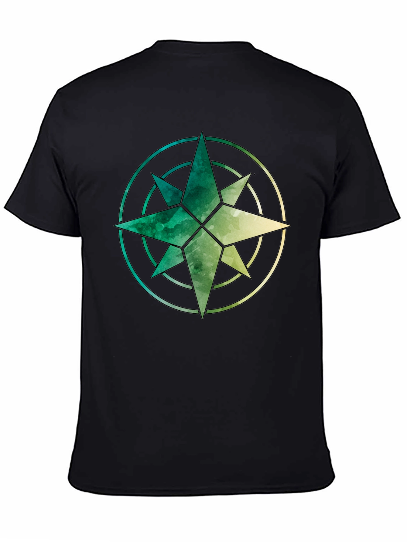 Watercolor Compass Graphic Tee