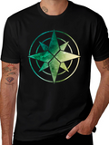 Watercolor Compass Graphic Tee