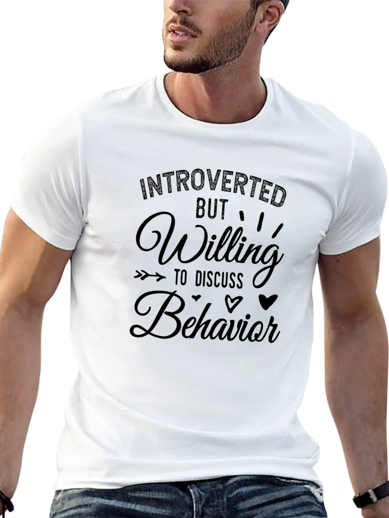 Introverted but Willing to Discuss Behavior T-Shirt