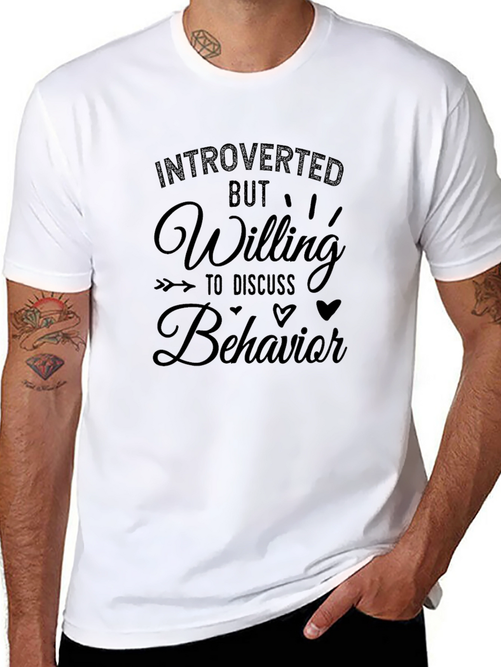 Introverted but Willing to Discuss Behavior T-Shirt