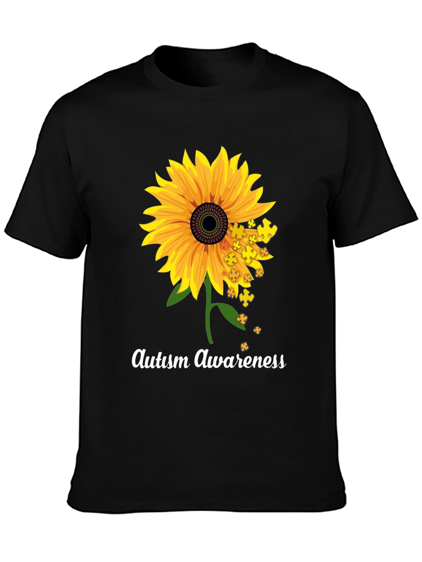 Autism Awareness Sunflower T-Shirt