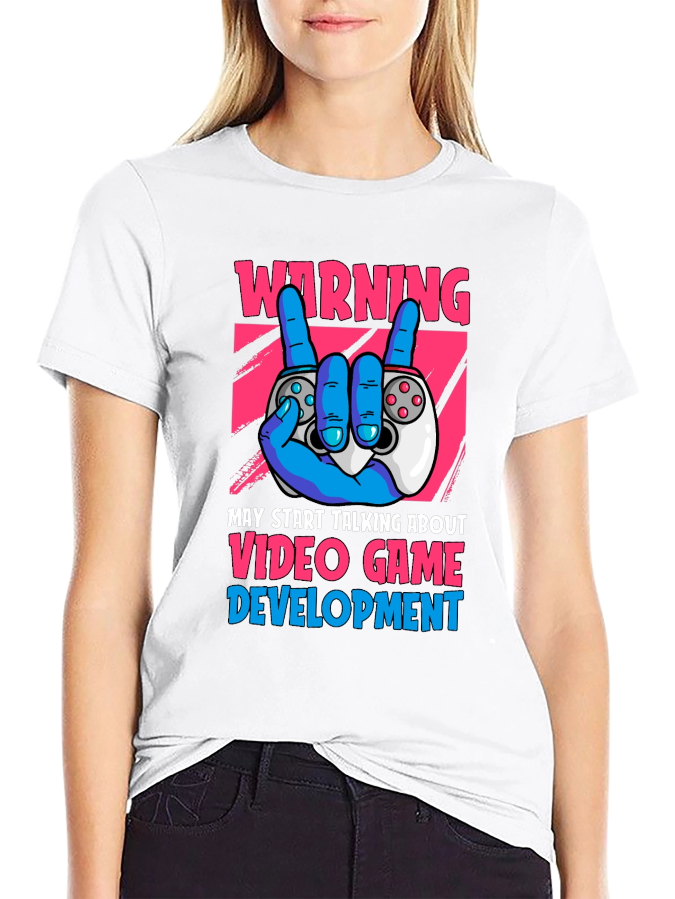 Warning Video Game Development T-Shirt