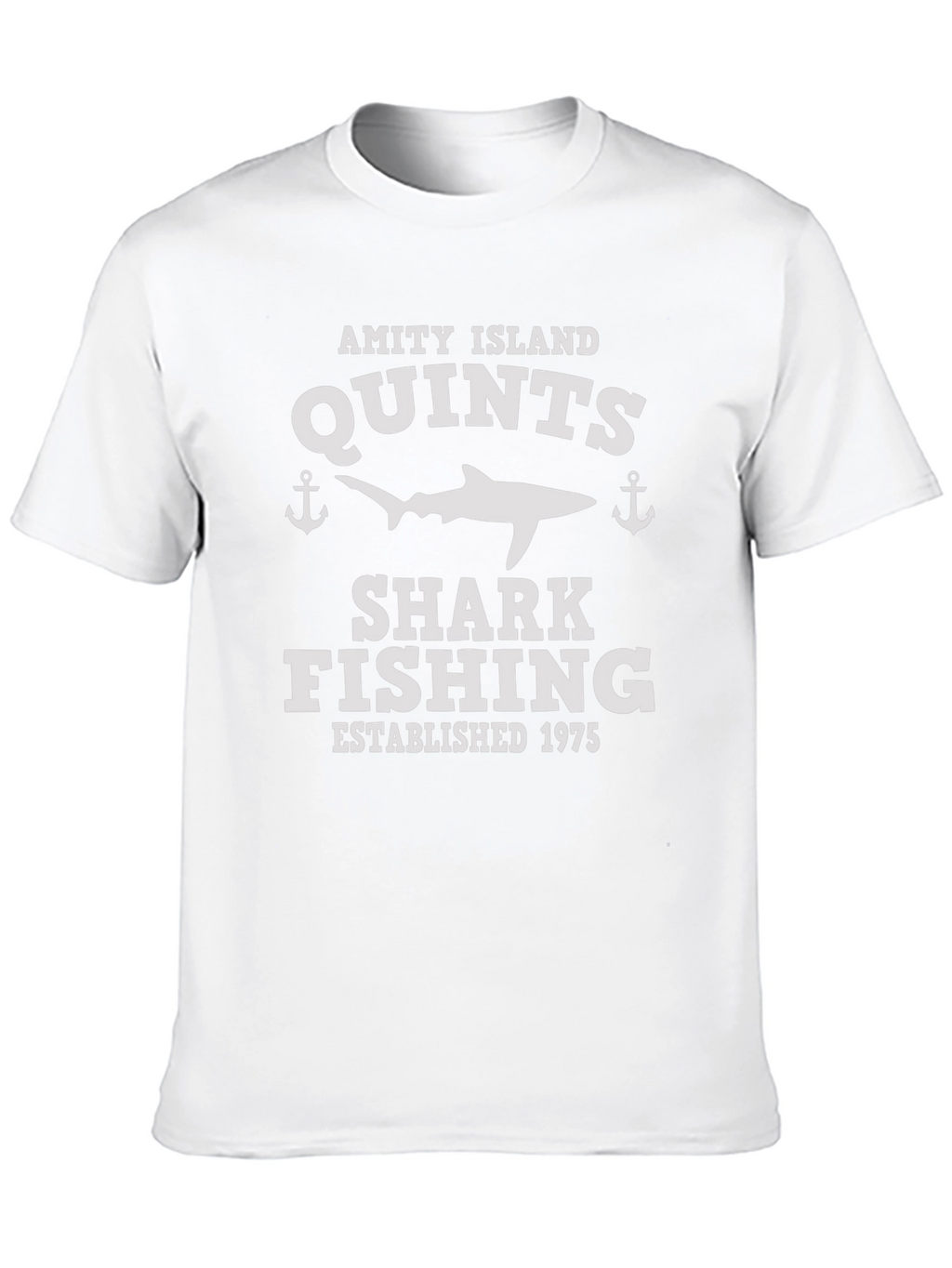 Quints Shark Fishing Black T-Shirt