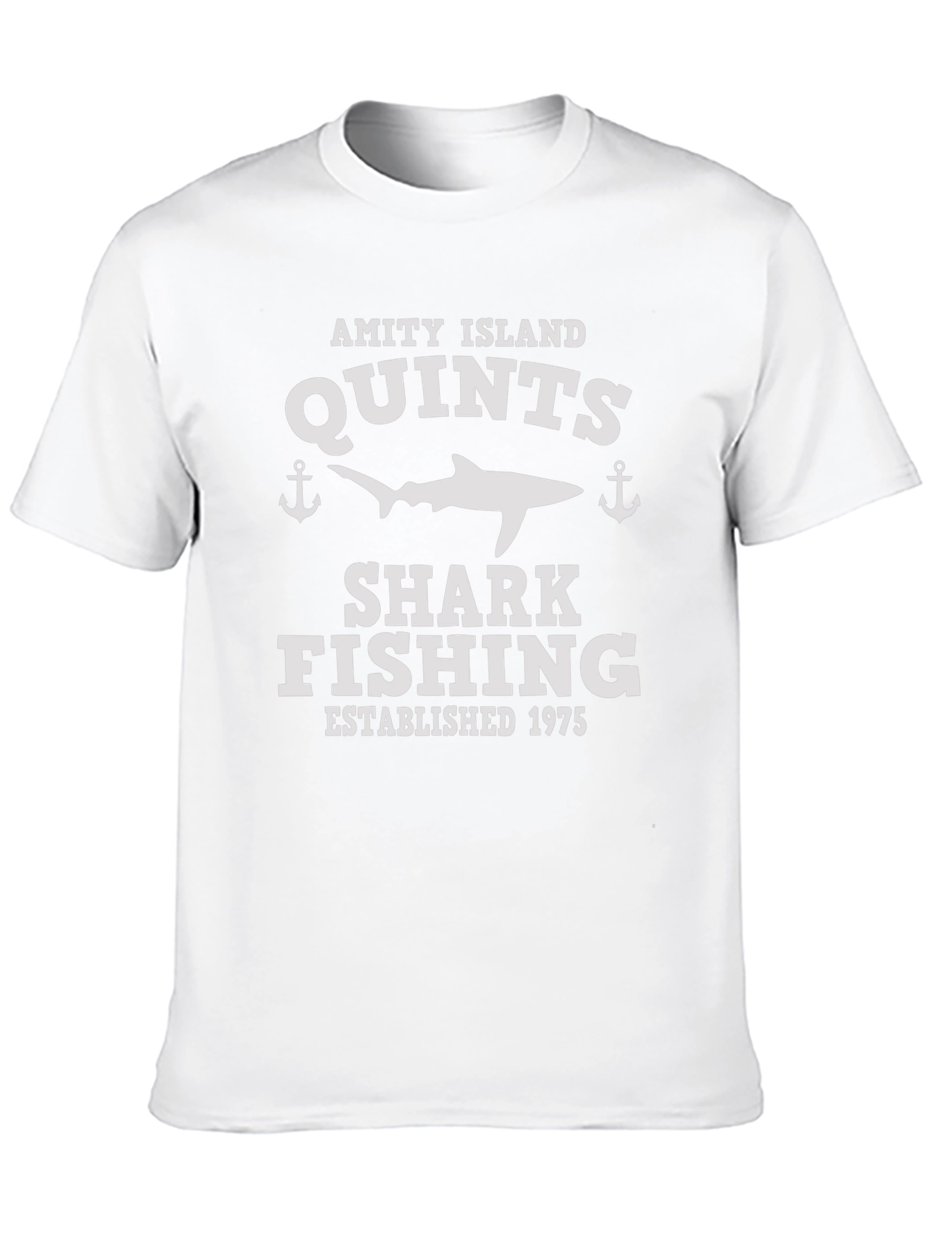 Quints Shark Fishing Black T-Shirt