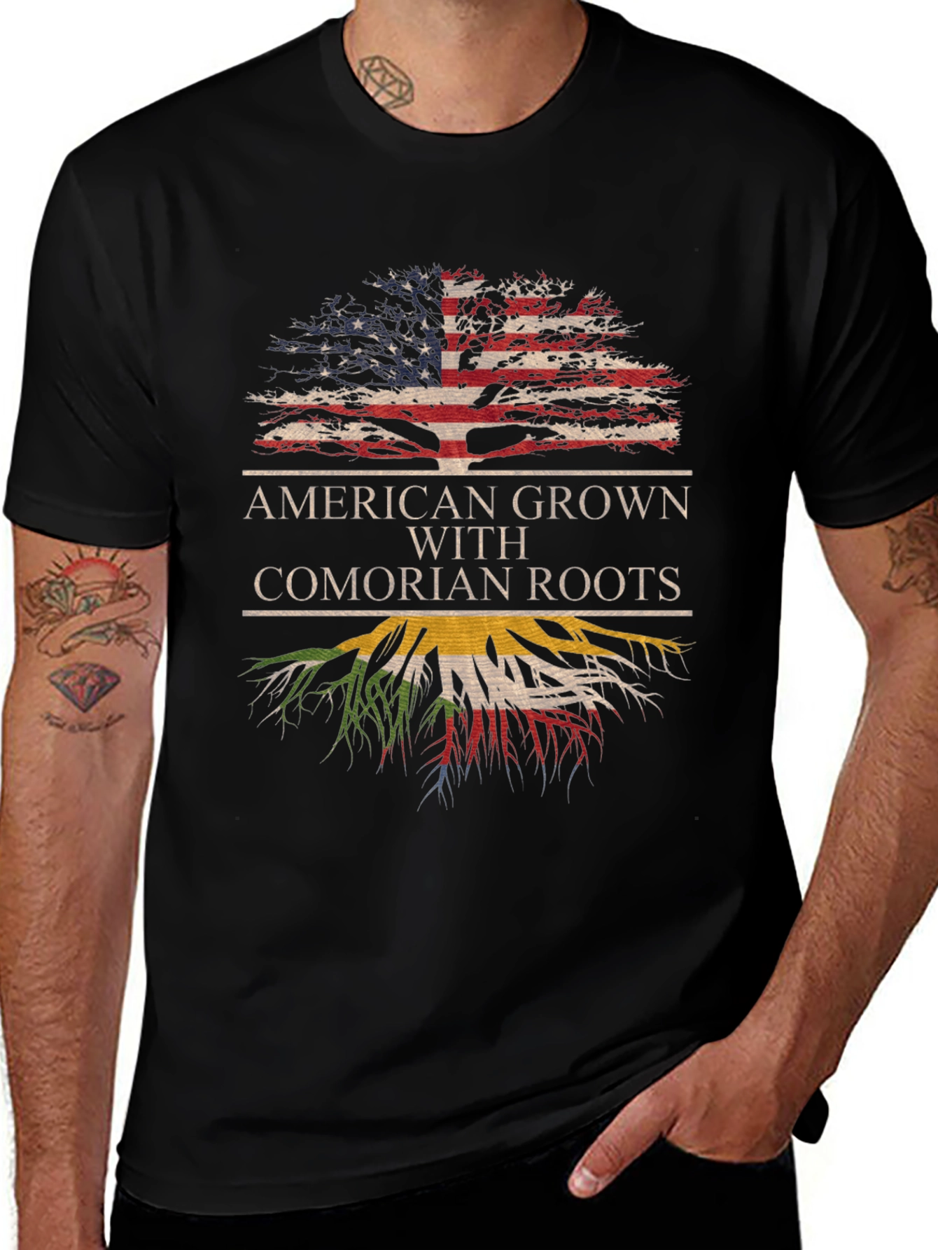 American Grown with Comorian Roots T-Shirt