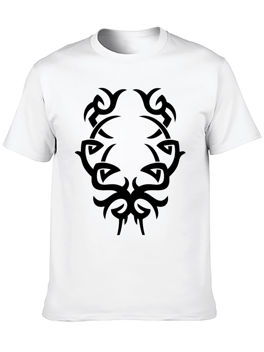 Mens Black Tribal Tattoo Graphic Tee