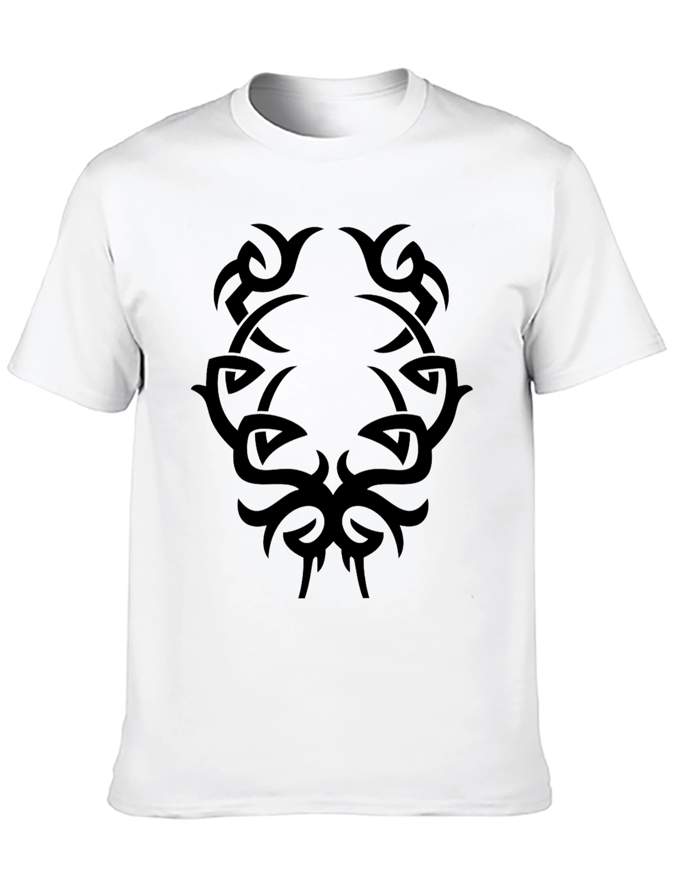 Mens Black Tribal Tattoo Graphic Tee