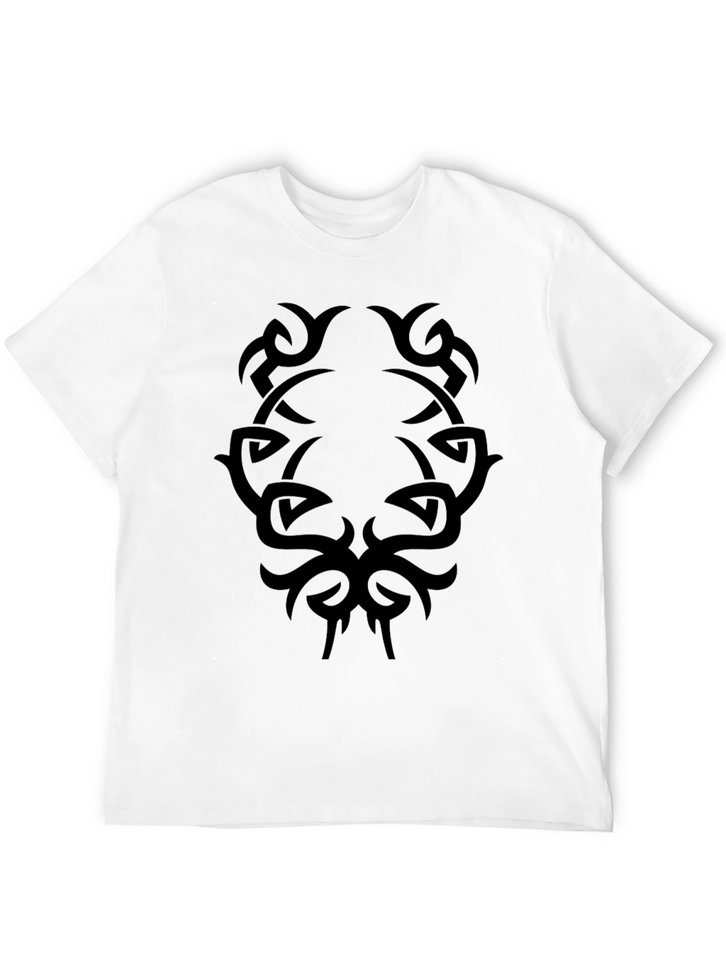 Mens Black Tribal Tattoo Graphic Tee