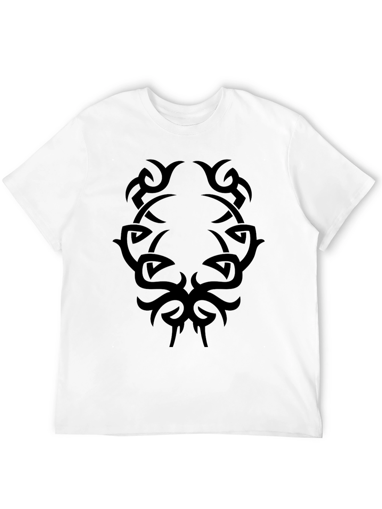 Mens Black Tribal Tattoo Graphic Tee