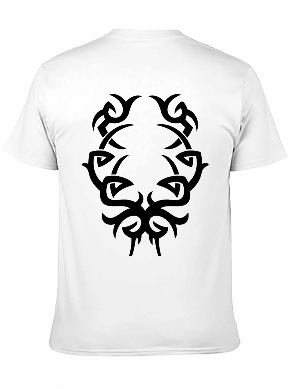Mens Black Tribal Tattoo Graphic Tee