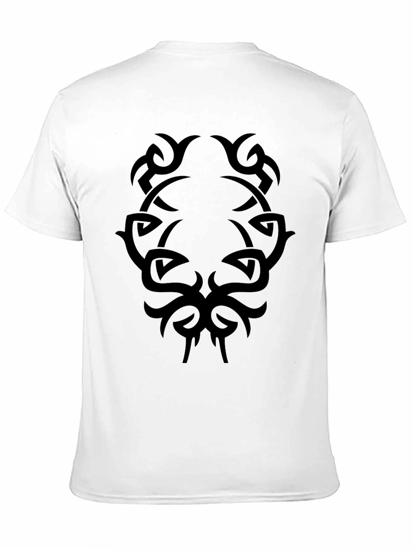 Mens Black Tribal Tattoo Graphic Tee