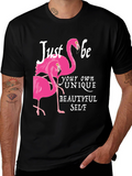 Be Your Own Beautiful Self Flamingo T-Shirt