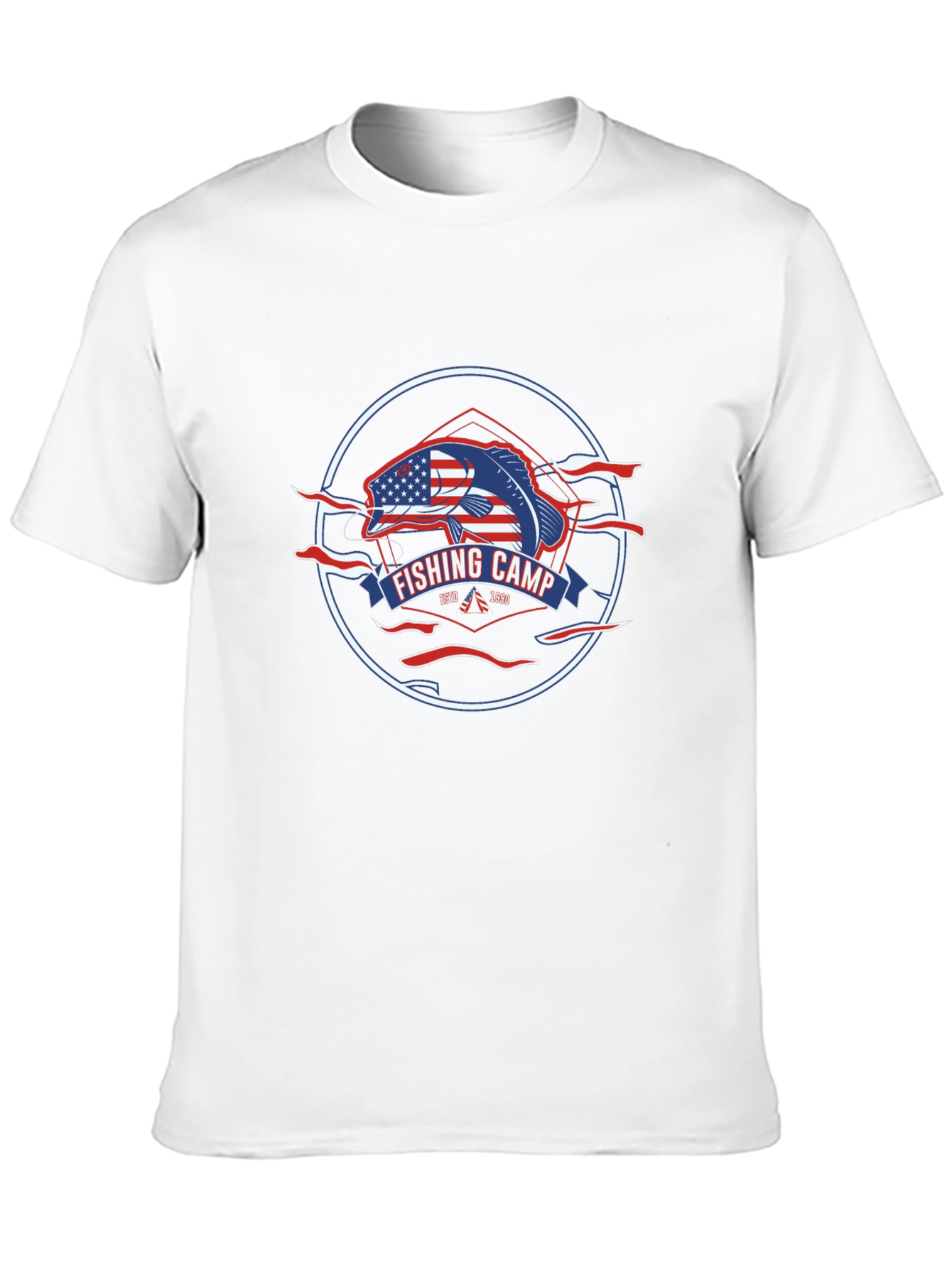 Fishing Camp Patriotic T-Shirt