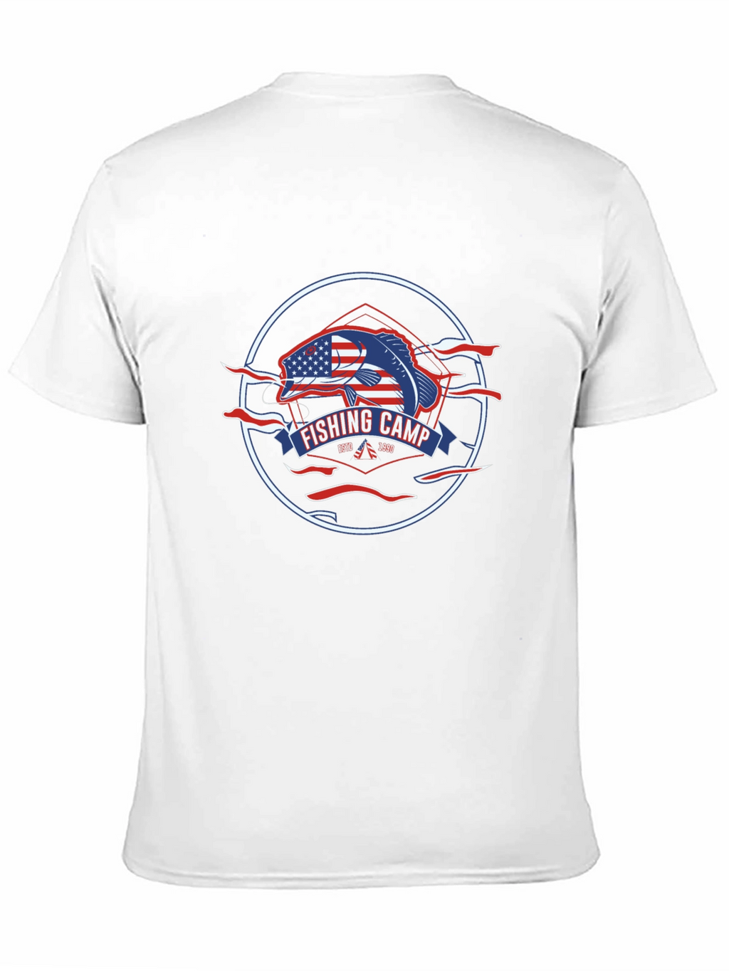 Fishing Camp Patriotic T-Shirt