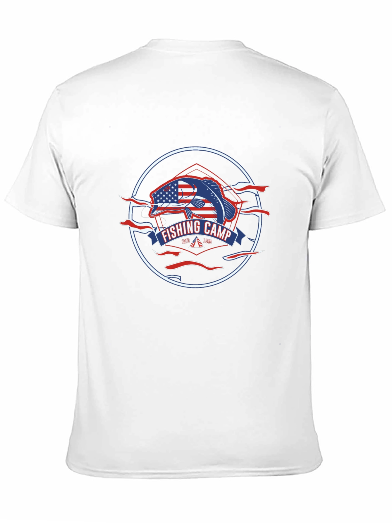 Fishing Camp Patriotic T-Shirt