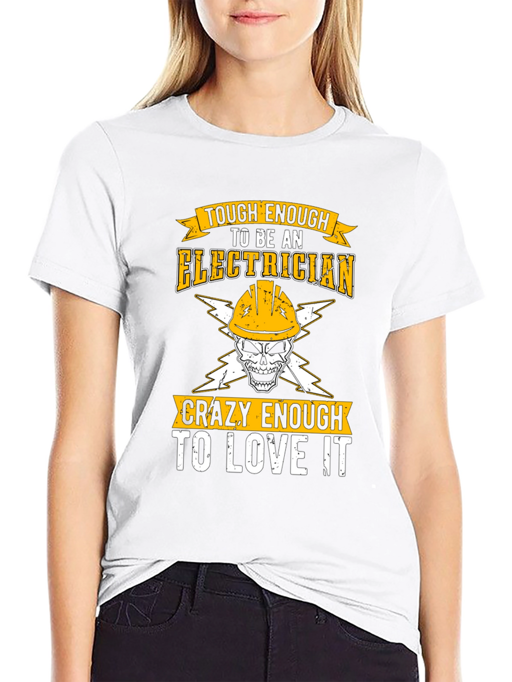 Tough Enough Electrician Graphic Tee