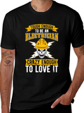Tough Enough Electrician Graphic Tee