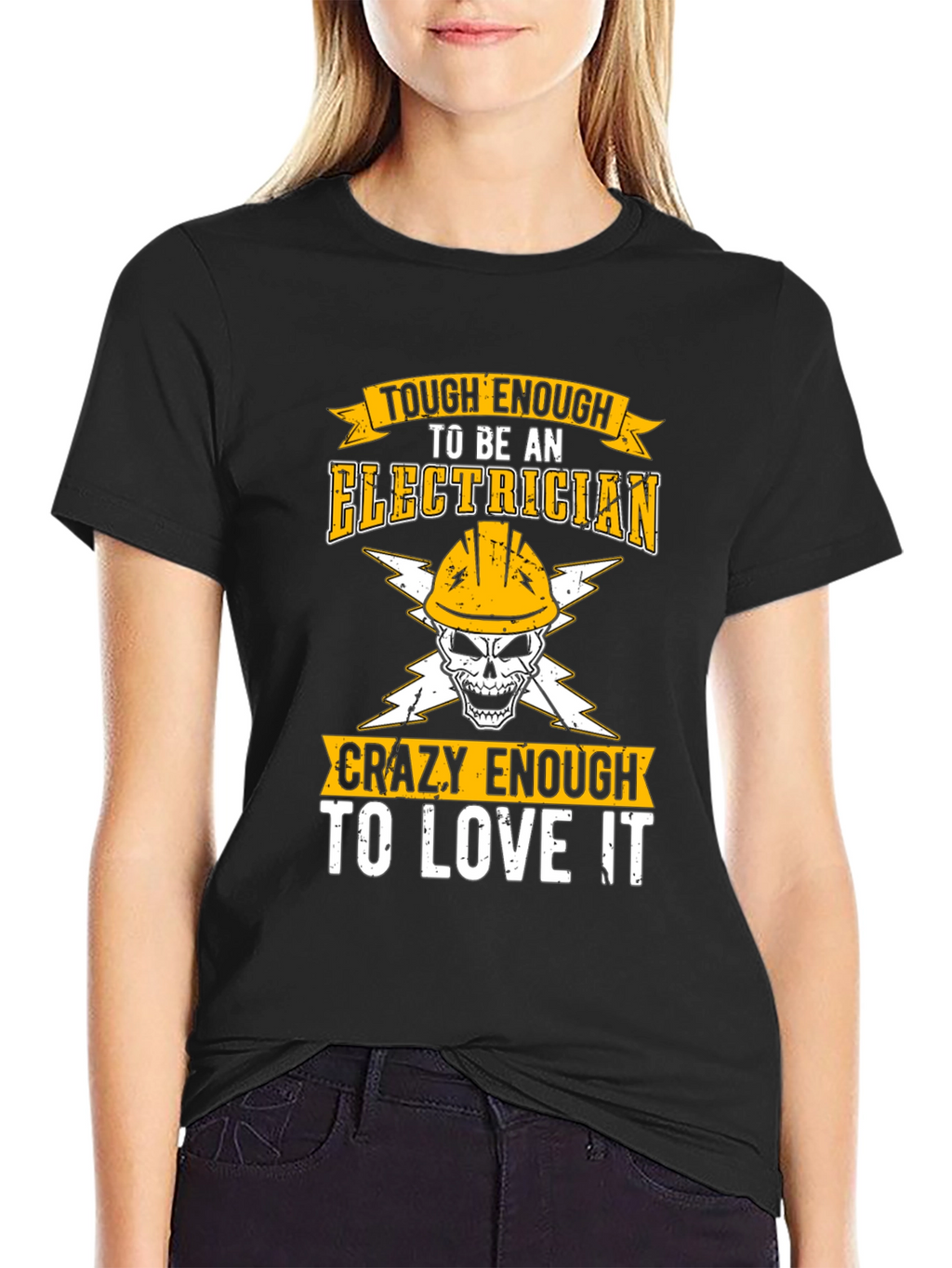 Tough Enough Electrician Graphic Tee