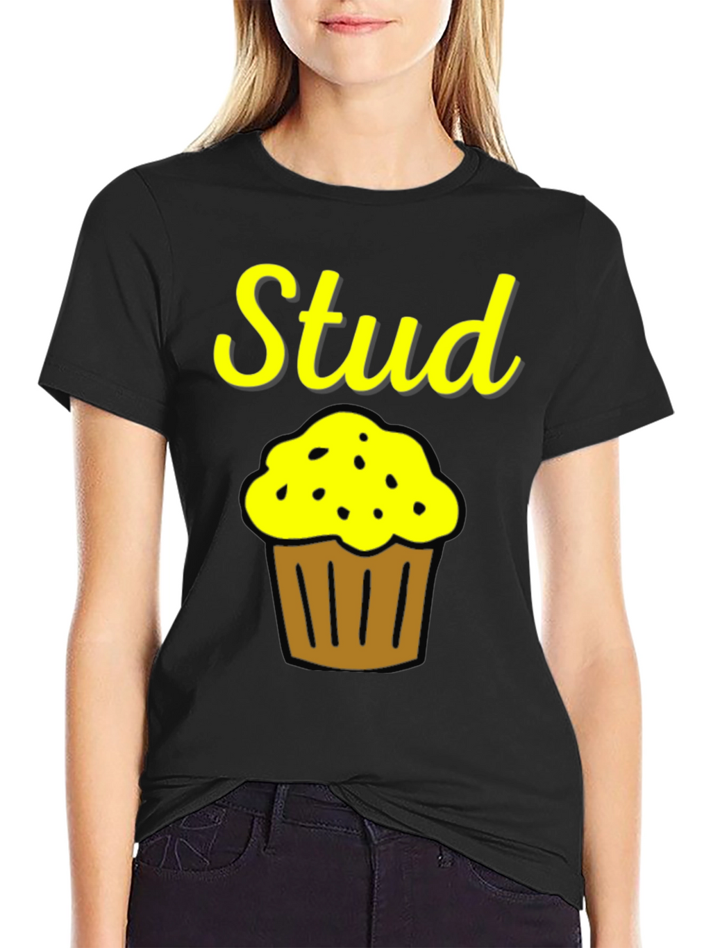 Stud Muffin Funny Graphic T-Shirt