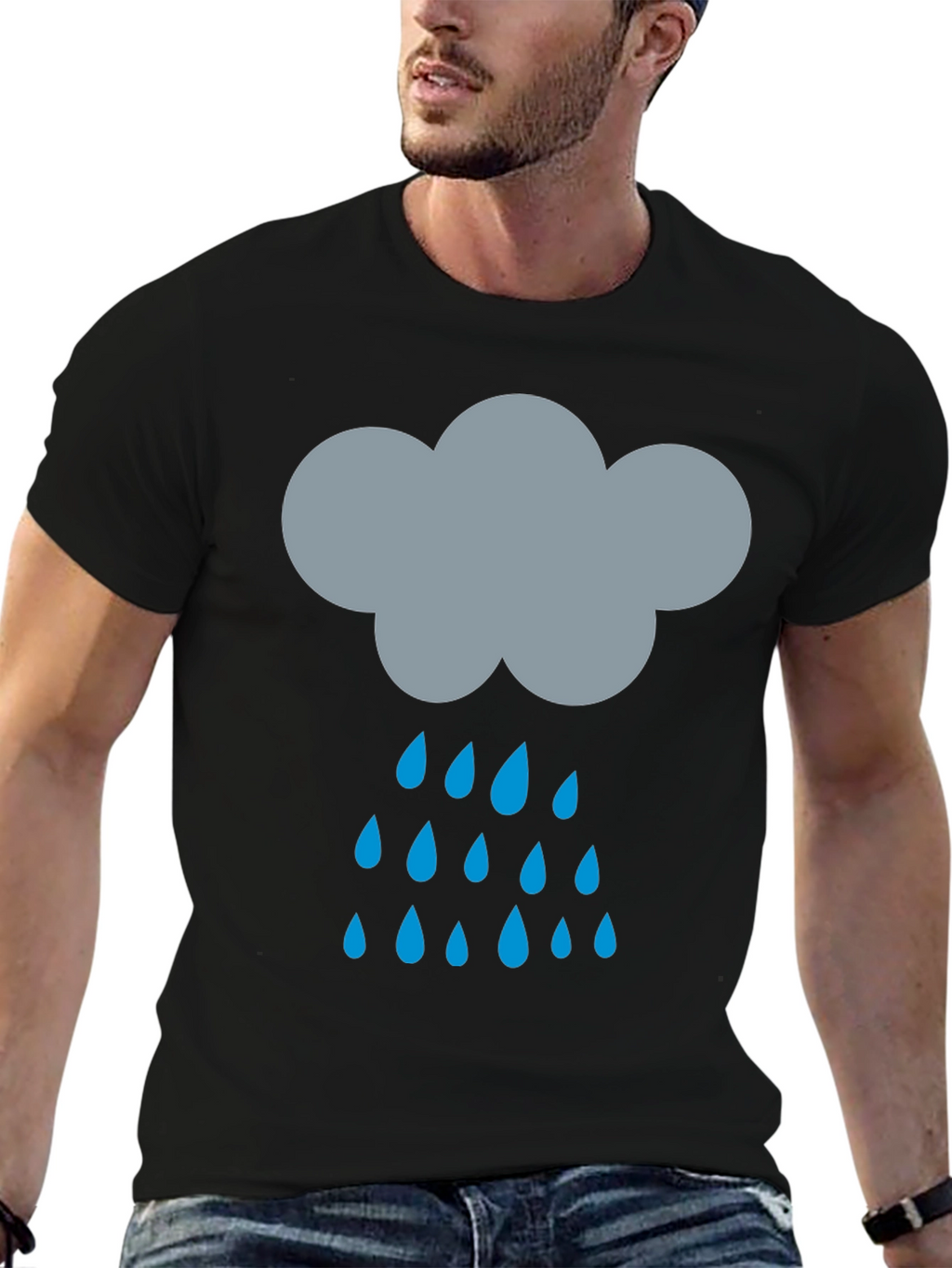Rainy Day Cloud Graphic Tee