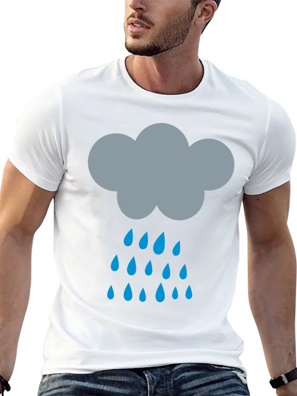 Rainy Day Cloud Graphic Tee