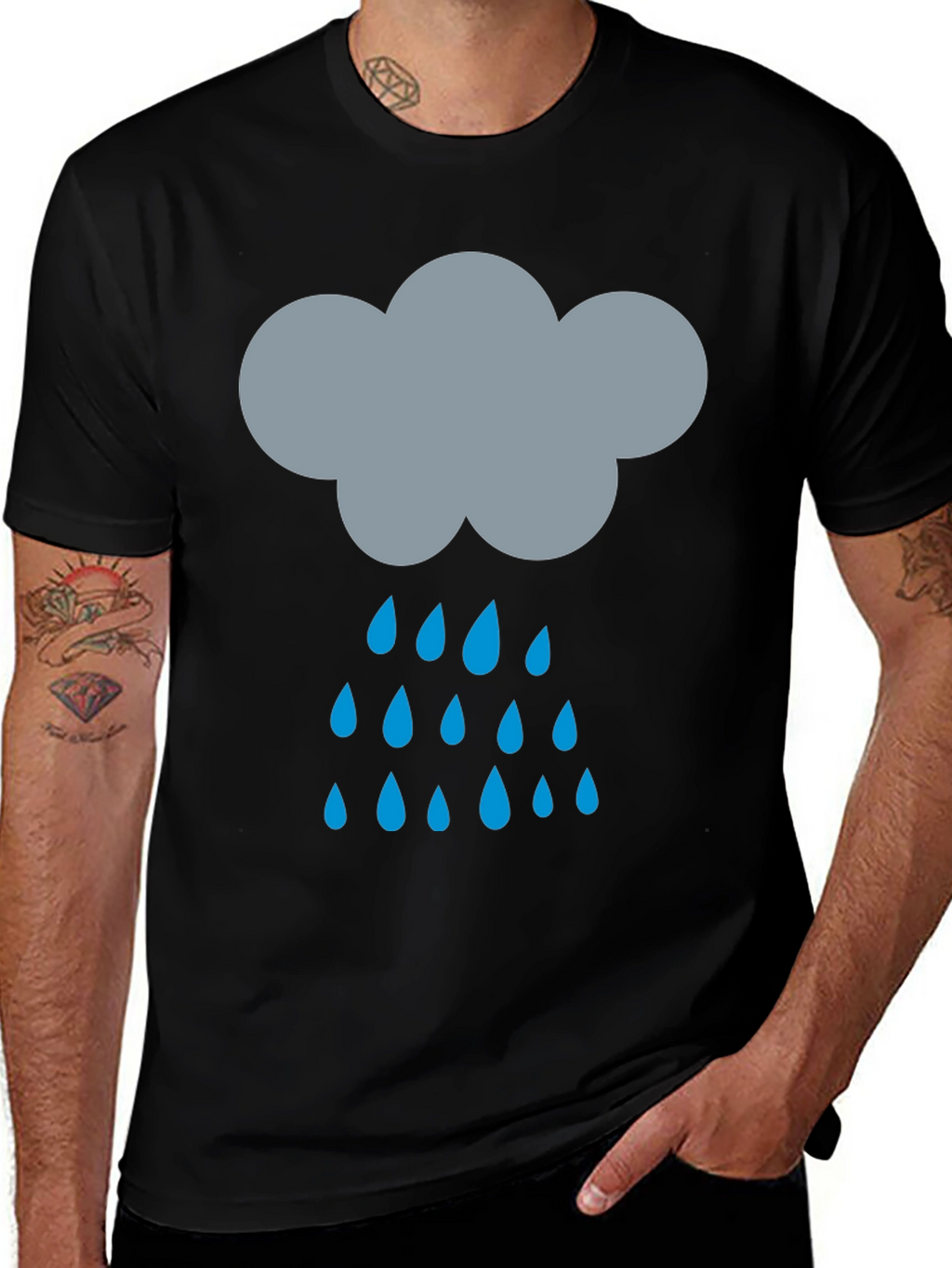 Rainy Day Cloud Graphic Tee